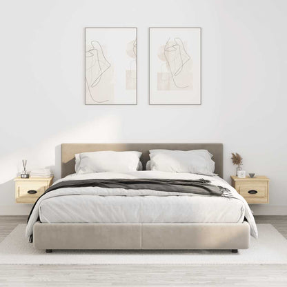 Wand-Nachttische 2 Stk. Sonoma-Eiche 41,5x36x28 cm