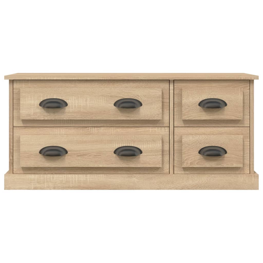 Meuble TV chêne Sonoma 100x35,5x45 cm matériau bois