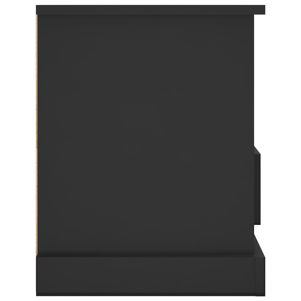 Meuble TV noir 93x35,5x45 cm en bois