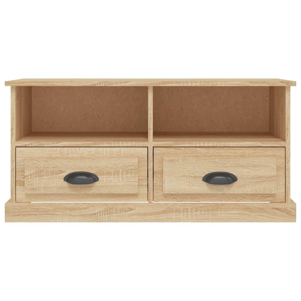 Meuble TV chêne Sonoma 93x35,5x45 cm matériau bois