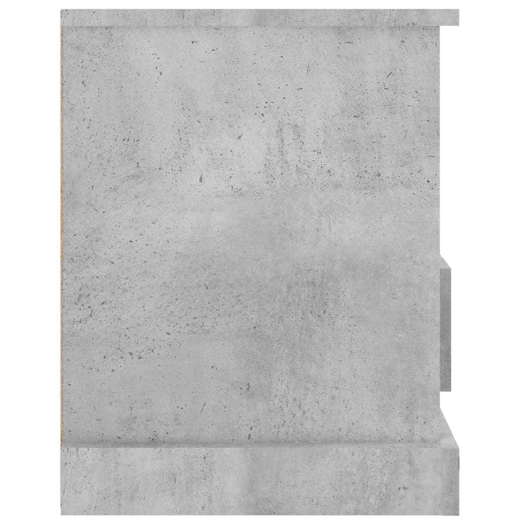 Meuble TV gris béton 93x35,5x45 cm en bois