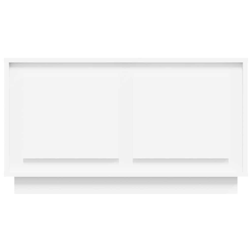 TV-Schrank Weiß 80x35x45 cm Holzwerkstoff