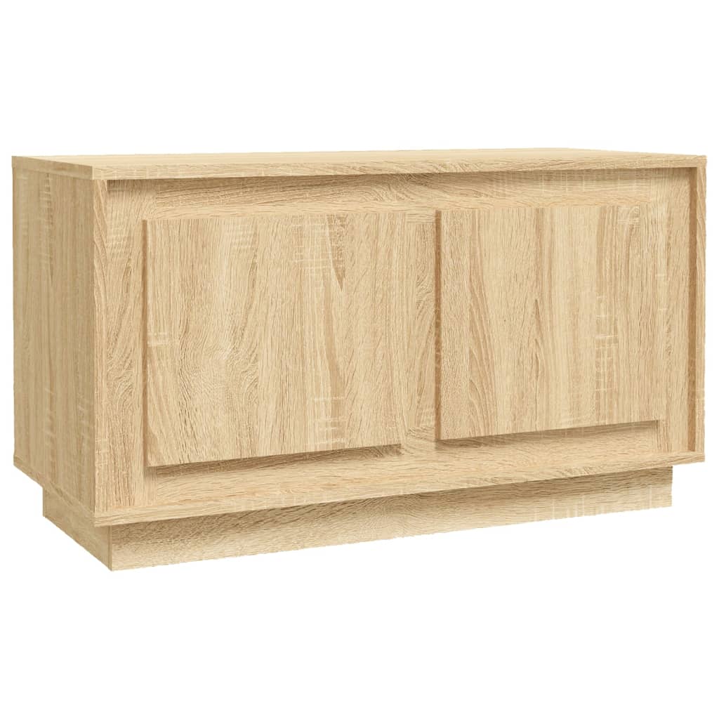 Meuble TV chêne Sonoma 80x35x45 cm matériau bois
