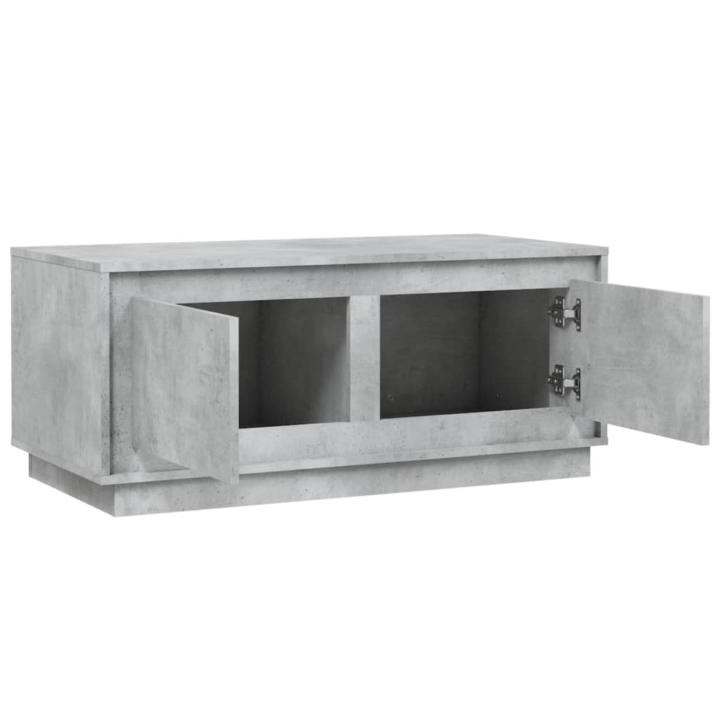 Couchtisch Betongrau 102x50x44 cm Holzwerkstoff