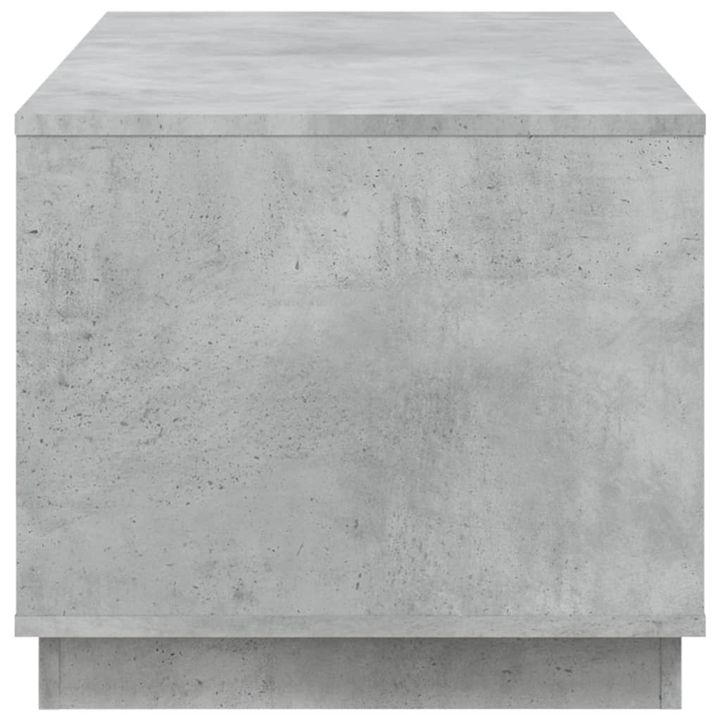 Table basse gris béton 102x50x44 cm en bois