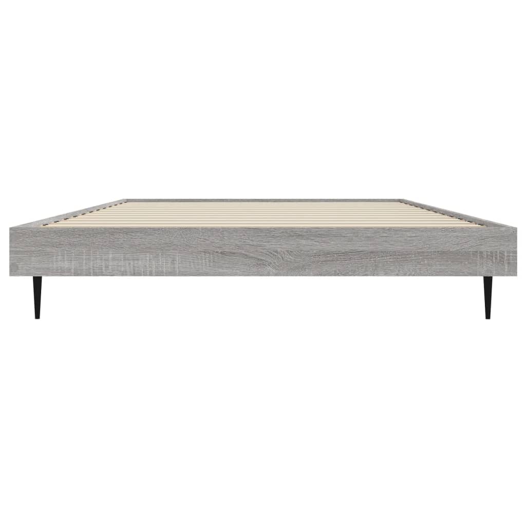 Bed frame Grey Sonoma 90x200 cm wood material