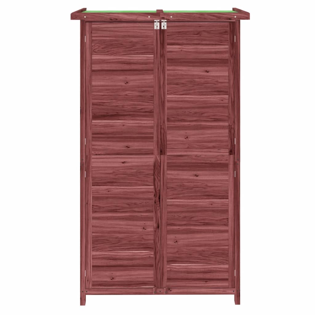 Geräteschuppen Mokka 83x57x140 cm Massivholz Kiefer
