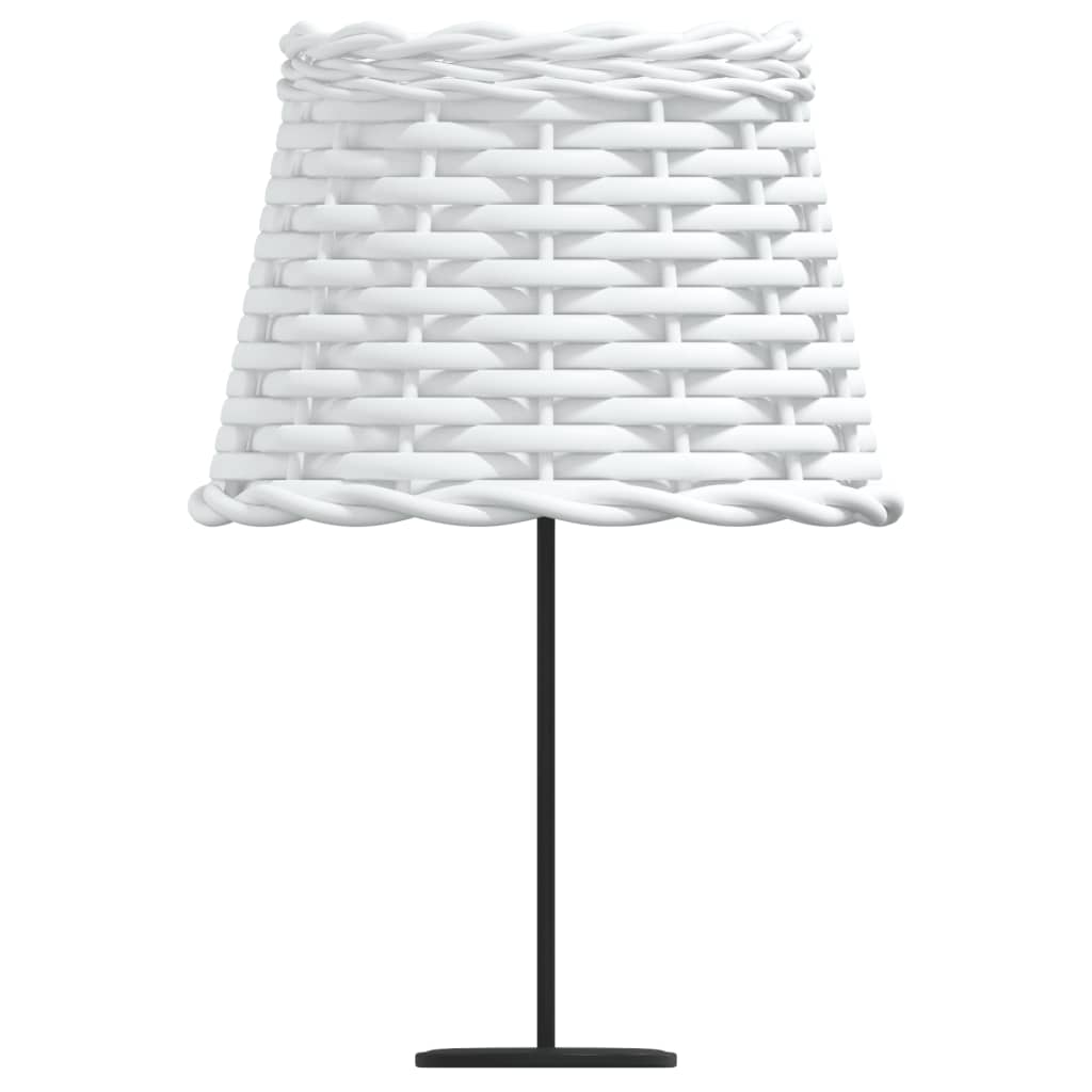 Lampshade White Ø20x15 cm Wicker