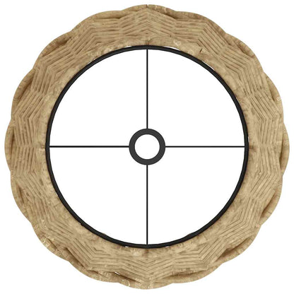 Lampenschirm Braun Ø20x15 cm Korbweide