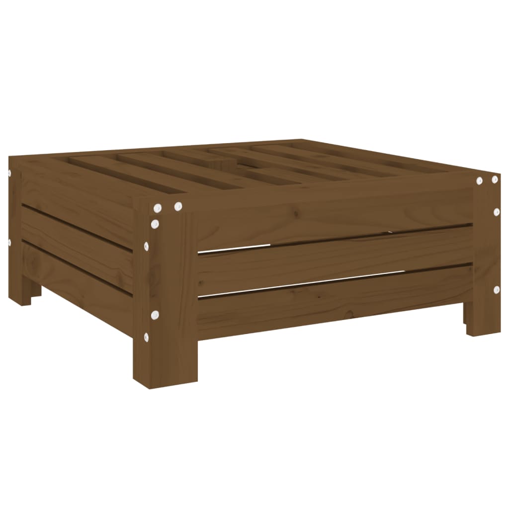 Housse pour pied de parasol en bois de pin marron miel