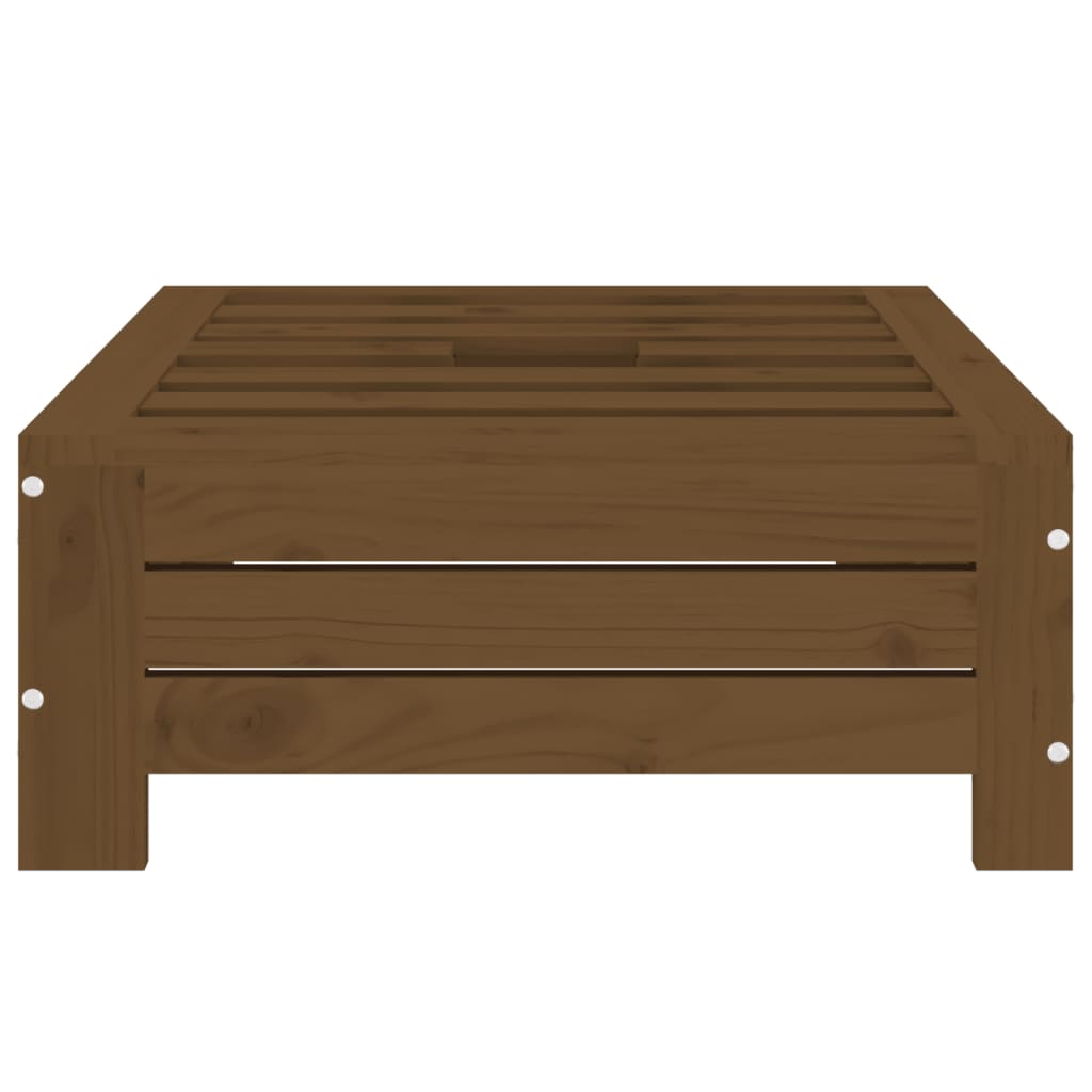 Housse pour pied de parasol en bois de pin marron miel