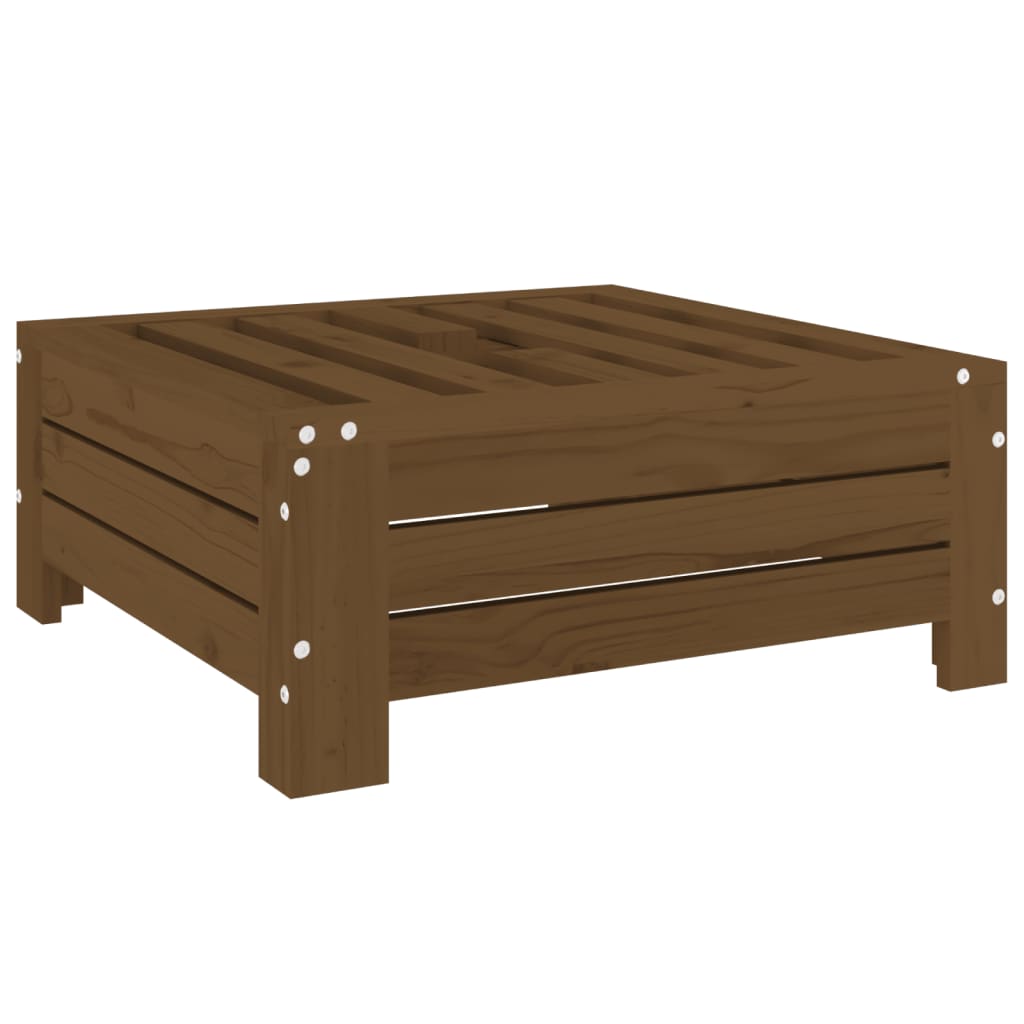 Housse pour pied de parasol en bois de pin marron miel