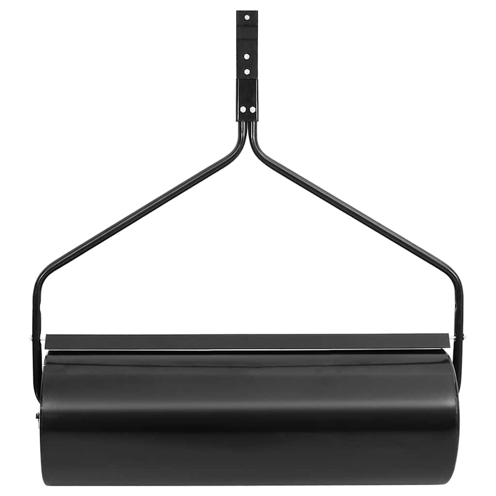 Garten-Rasenwalze zum Schieben Schwarz 63 L Eisen