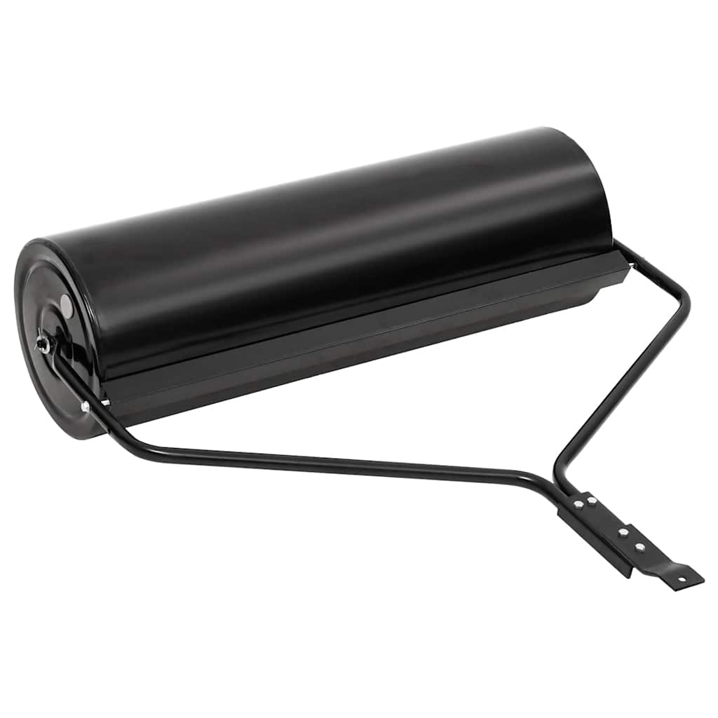 Garten-Rasenwalze zum Schieben Schwarz 63 L Eisen