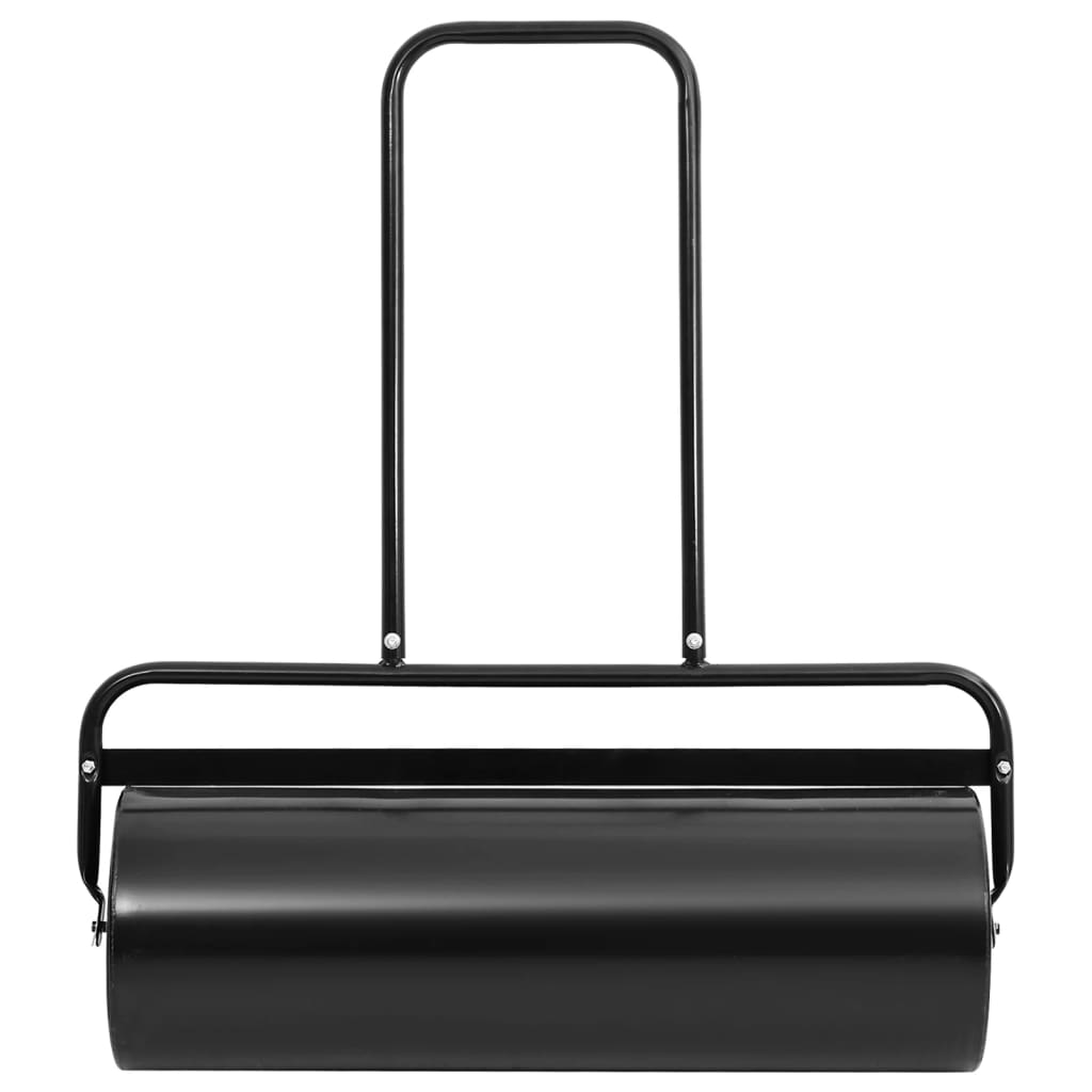 Garten-Rasenwalze zum Schieben Schwarz 63 L Eisen und Stahl