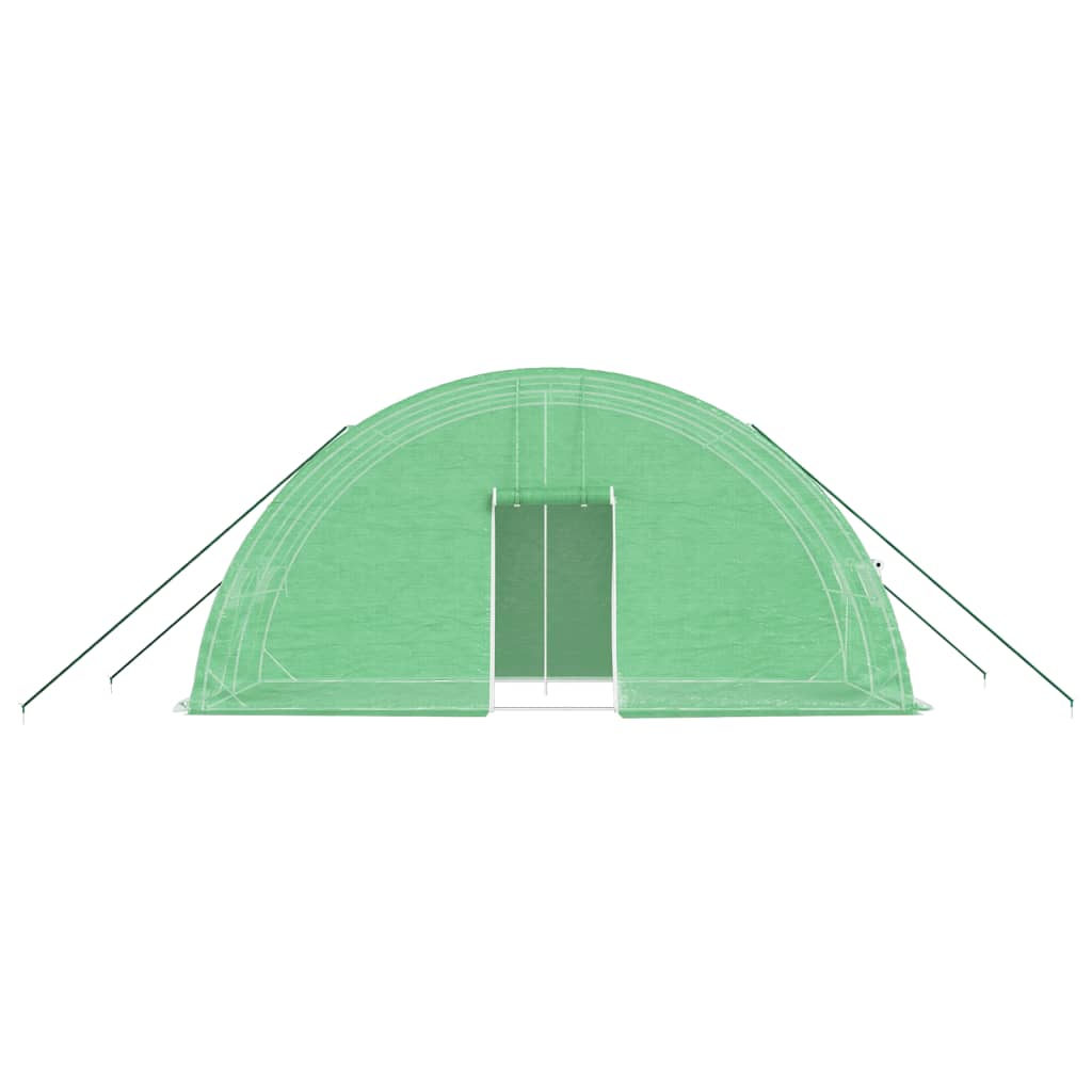 Serre à ossature acier 12 m² 6x2x2,85 m