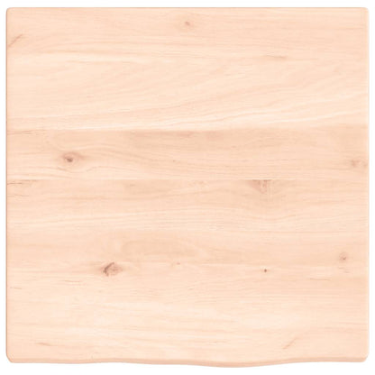 Wandregal 40x40x2 cm Massivholz Eiche Unbehandelt