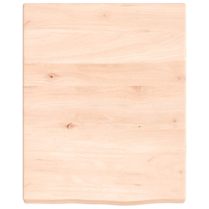 Wandregal 40x50x(2-4) cm Massivholz Eiche Unbehandelt