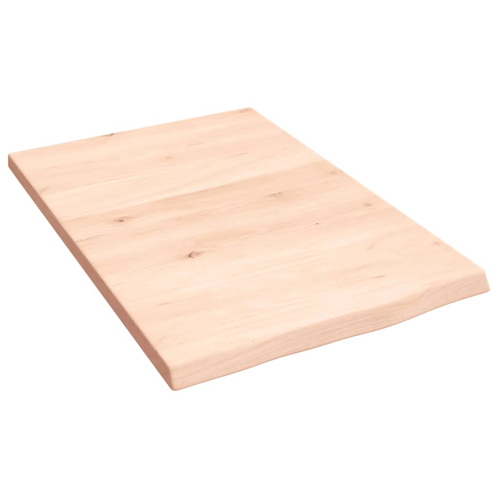 Wall shelf 40x60x2 cm solid oak untreated