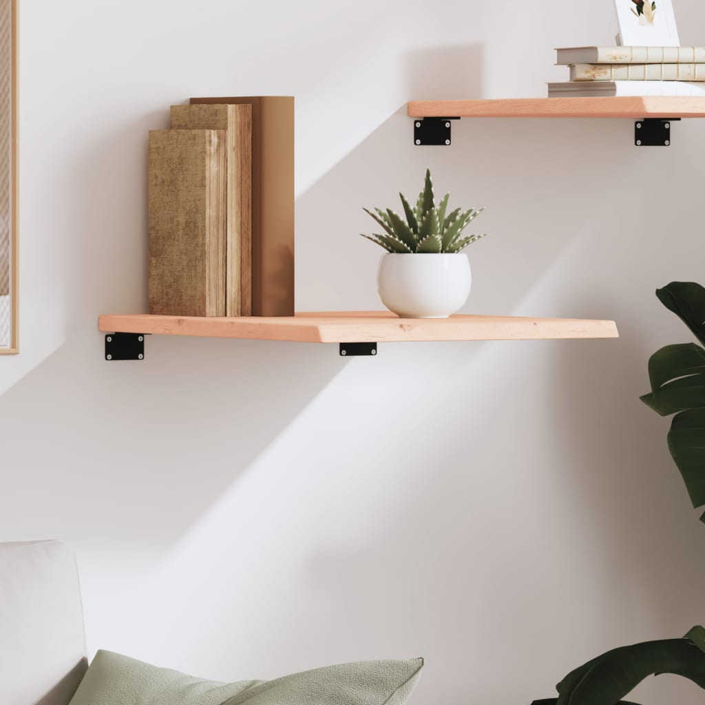Wall shelf 40x60x2 cm solid oak untreated