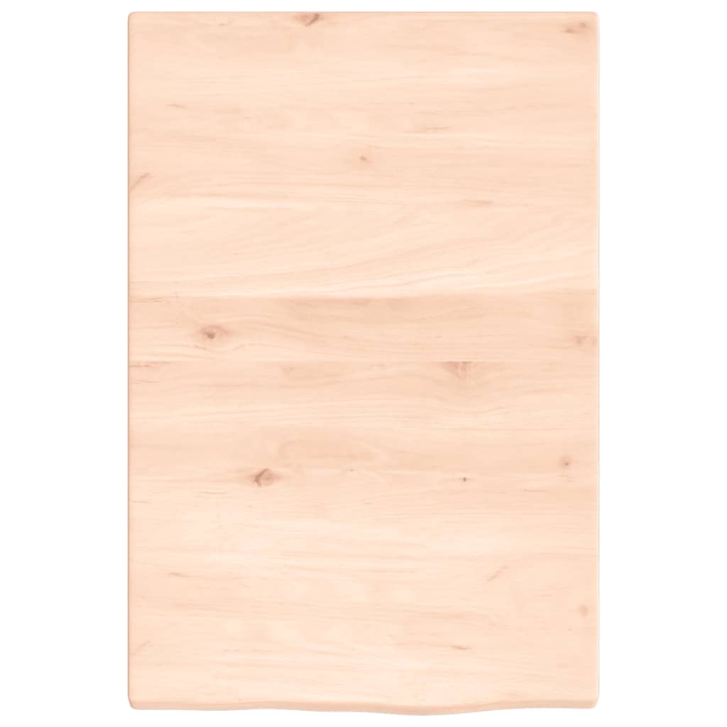 Wall shelf 40x60x2 cm solid oak untreated