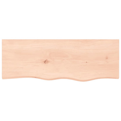 Wandregal 80x30x(2-4) cm Massivholz Eiche Unbehandelt