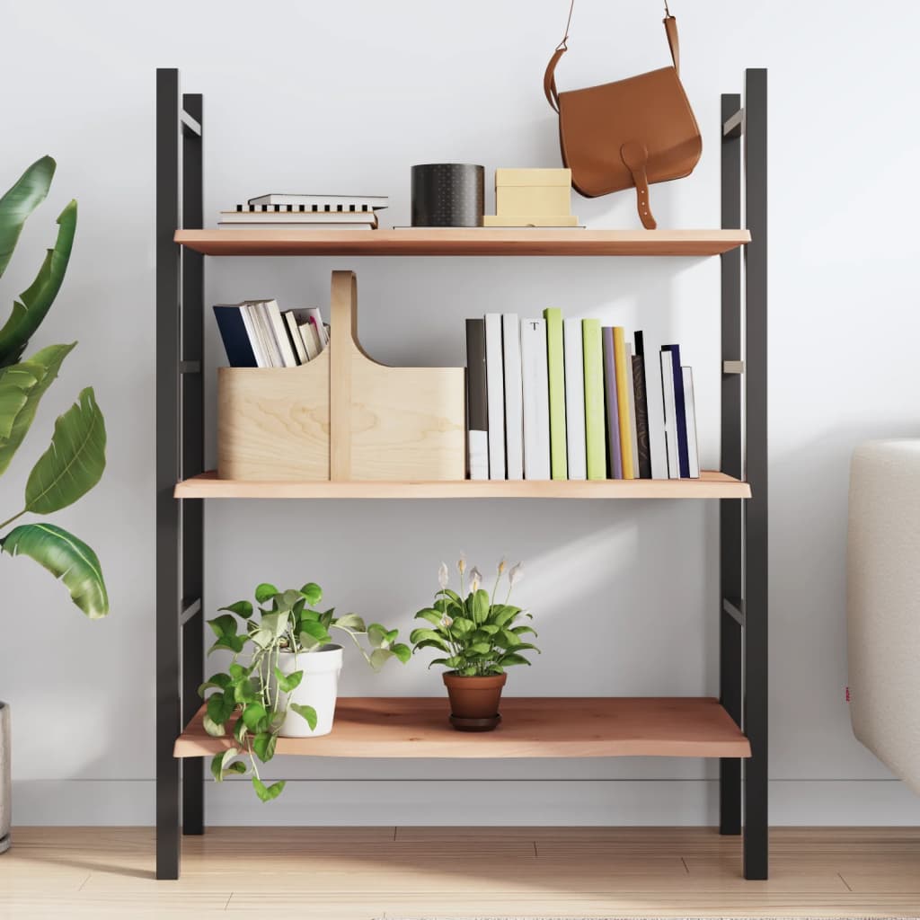Wall shelf 80x60x2 cm solid oak untreated