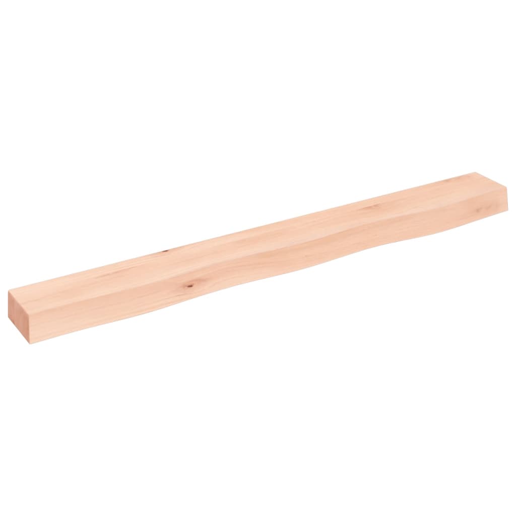 Etagère murale 100x10x6 cm bois de chêne massif non traité