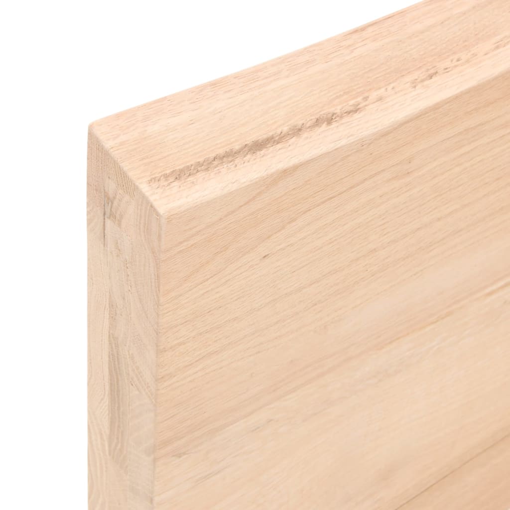 Etagère murale 100x10x6 cm bois de chêne massif non traité