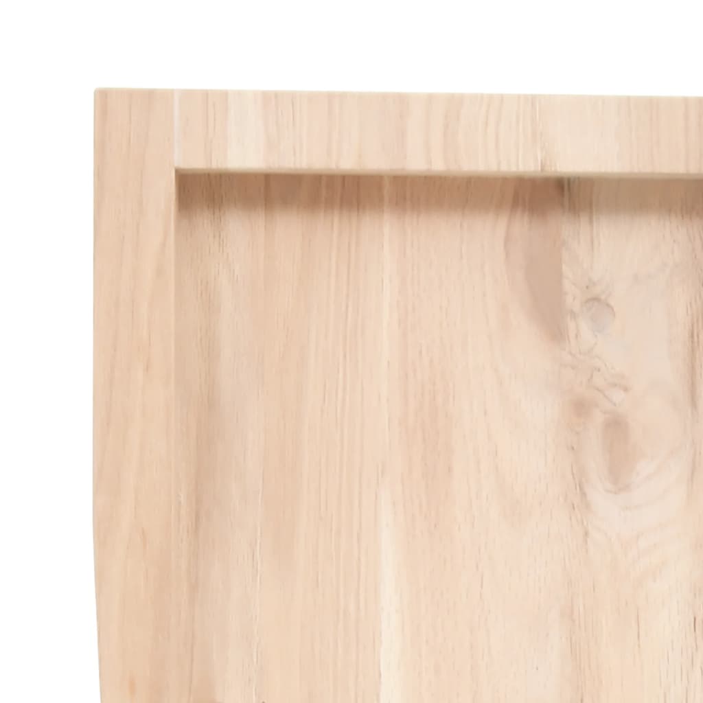 Etagère murale 100x30x(2-4) cm bois de chêne massif non traité