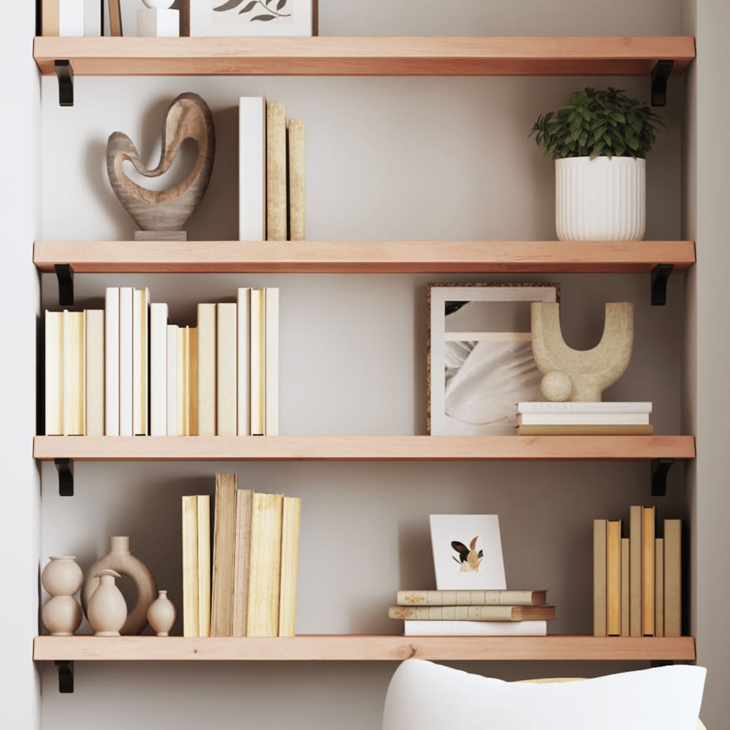 Etagère murale 100x30x(2-4) cm bois de chêne massif non traité