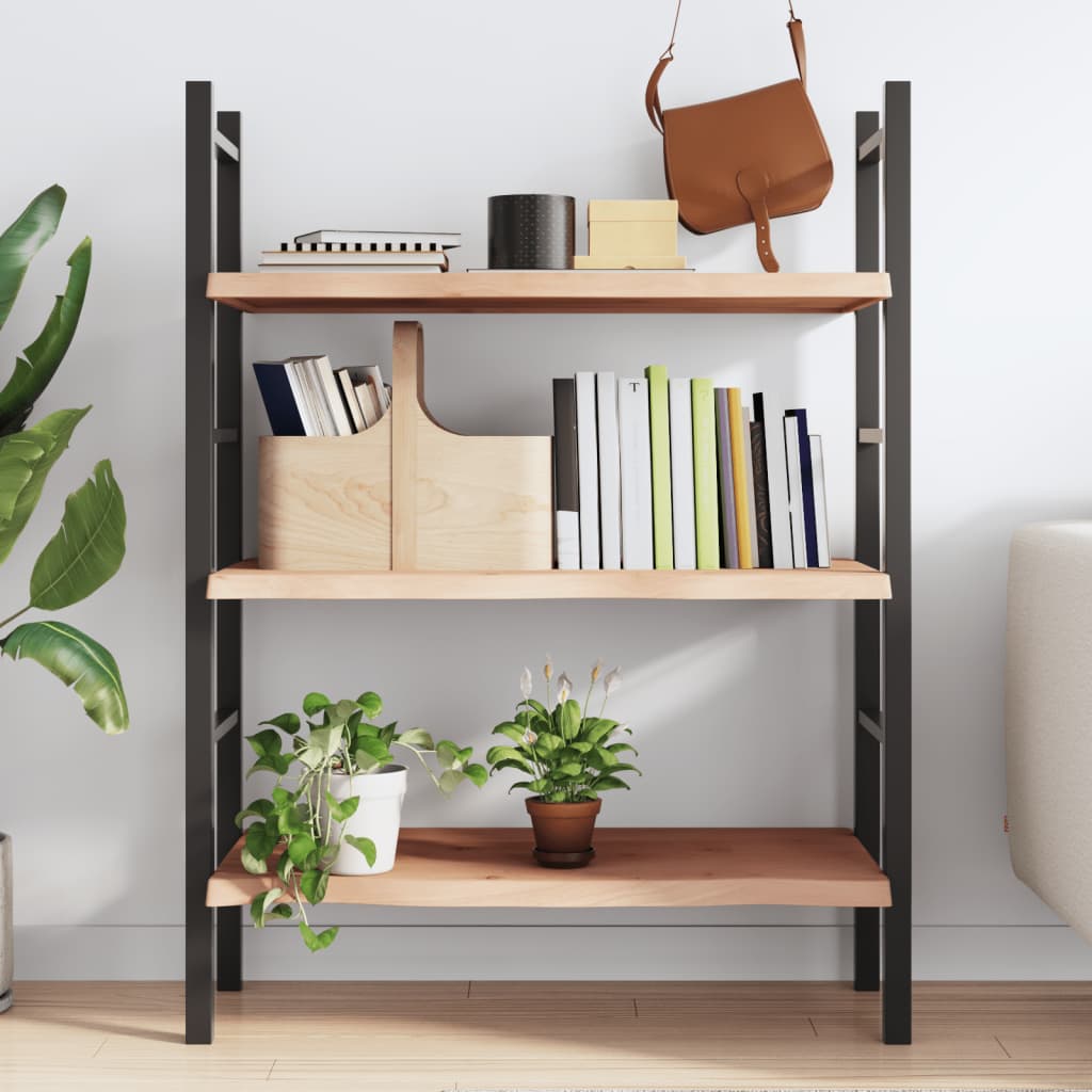 Etagère murale 100x50x(2-4) cm bois de chêne massif non traité