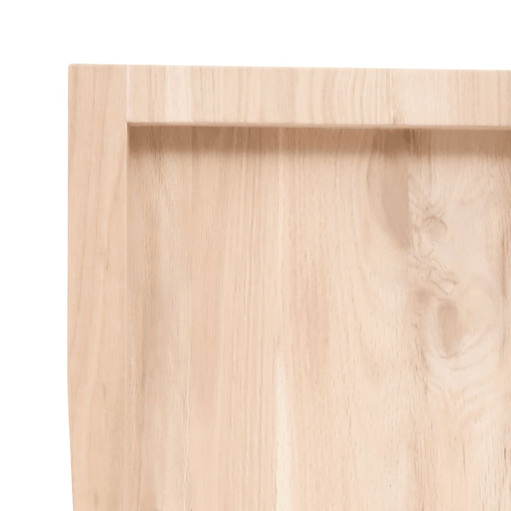Etagère murale 100x50x(2-4) cm bois de chêne massif non traité
