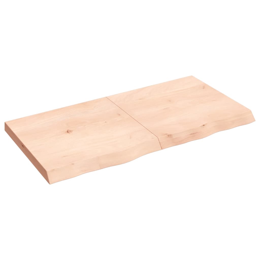 Etagère murale 120x60x(2-6) cm bois de chêne massif non traité