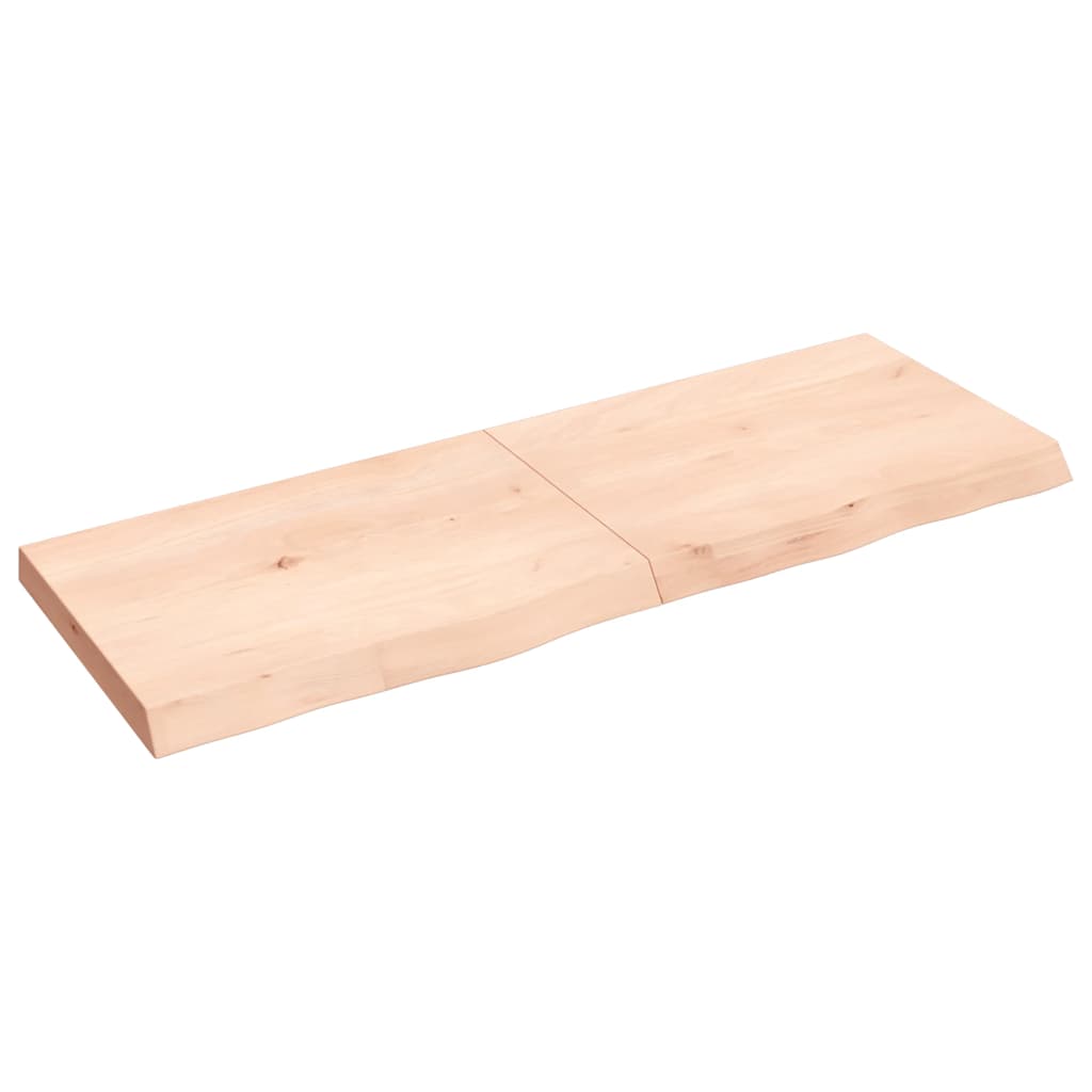 Etagère murale 140x50x(2-6) cm bois de chêne massif non traité