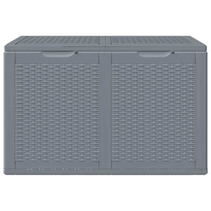 Gartenbox Grau PP Rattan 180 L