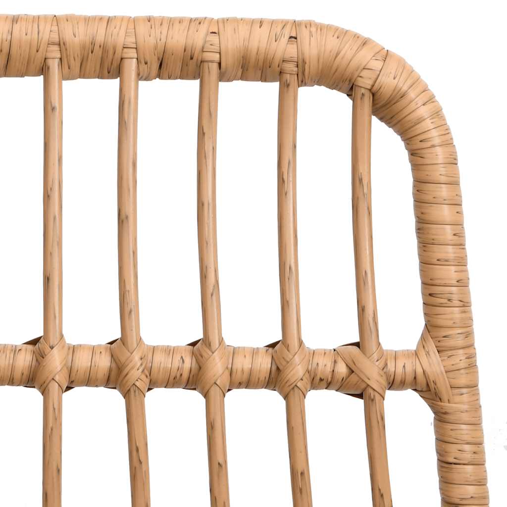 3-tlg. Garten-Essgruppe Poly Rattan
