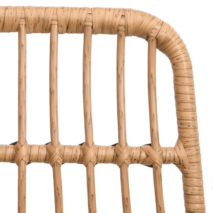 3-tlg. Garten-Essgruppe Poly Rattan