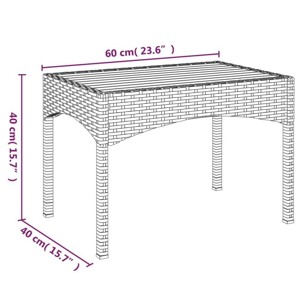 5-tlg. Garten-Essgruppe mit Kissen Schwarz Poly Rattan