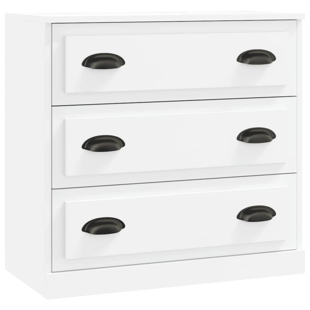 Sideboards 3 Stk. Weiß Holzwerkstoff