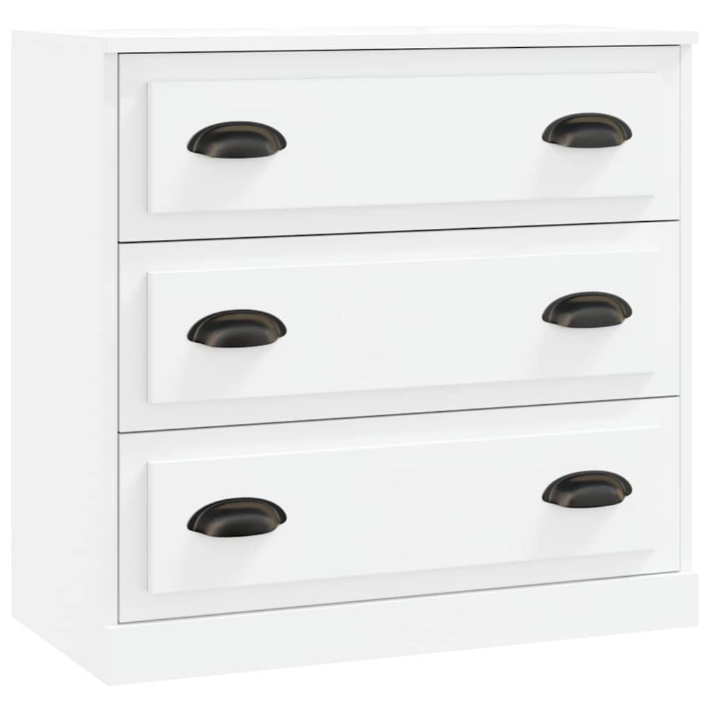 Sideboards 3 Stk. Weiß Holzwerkstoff