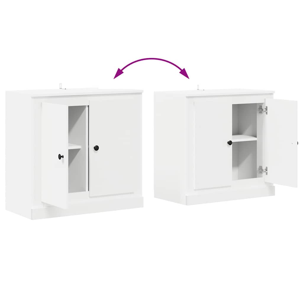 Sideboards 3 Stk. Weiß Holzwerkstoff