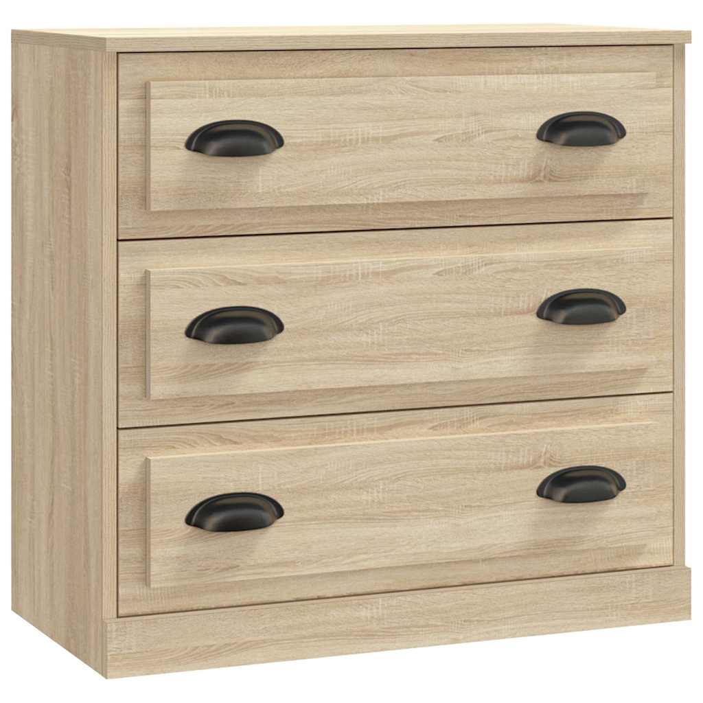 Sideboards 3 Stk. Sonoma-Eiche Holzwerkstoff