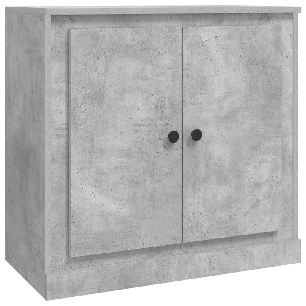 Sideboards 3 Stk. Betongrau Holzwerkstoff