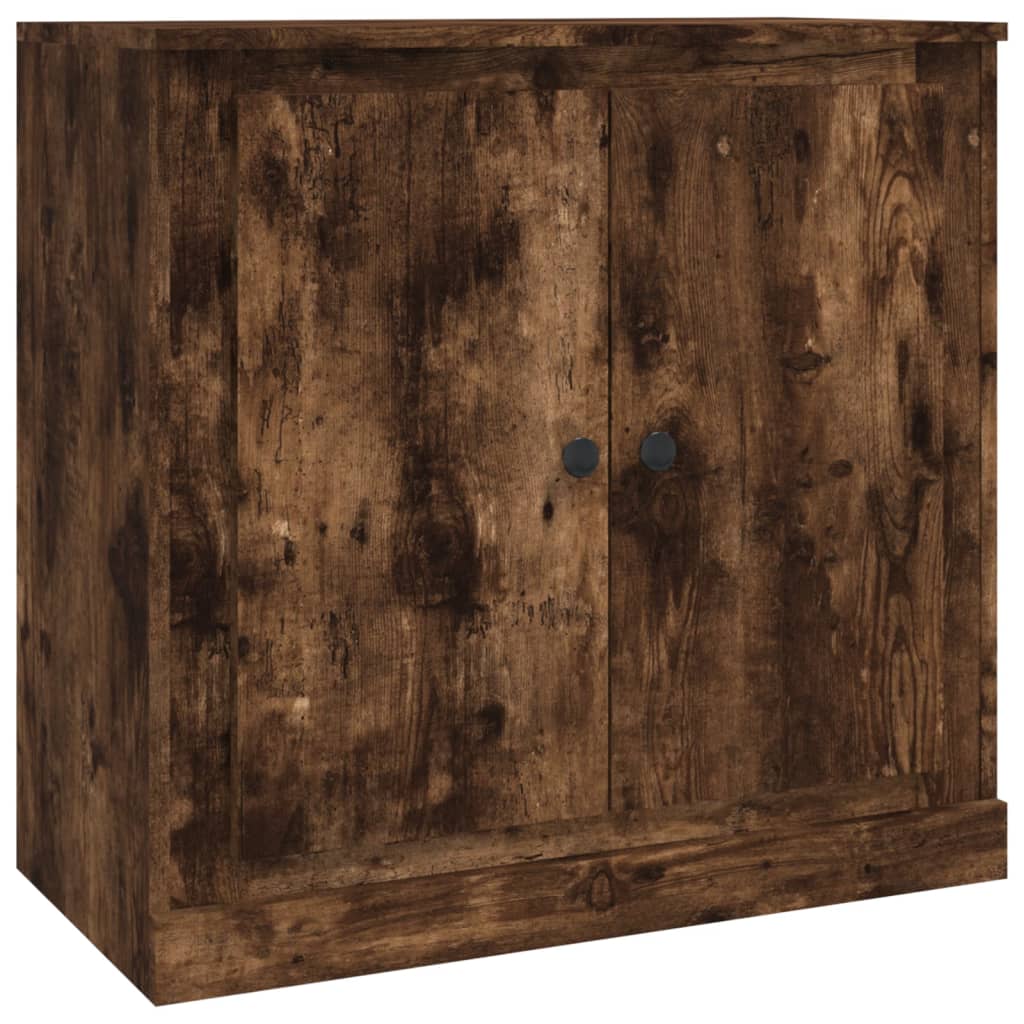 Sideboards 3 Stk. Räuchereiche Holzwerkstoff
