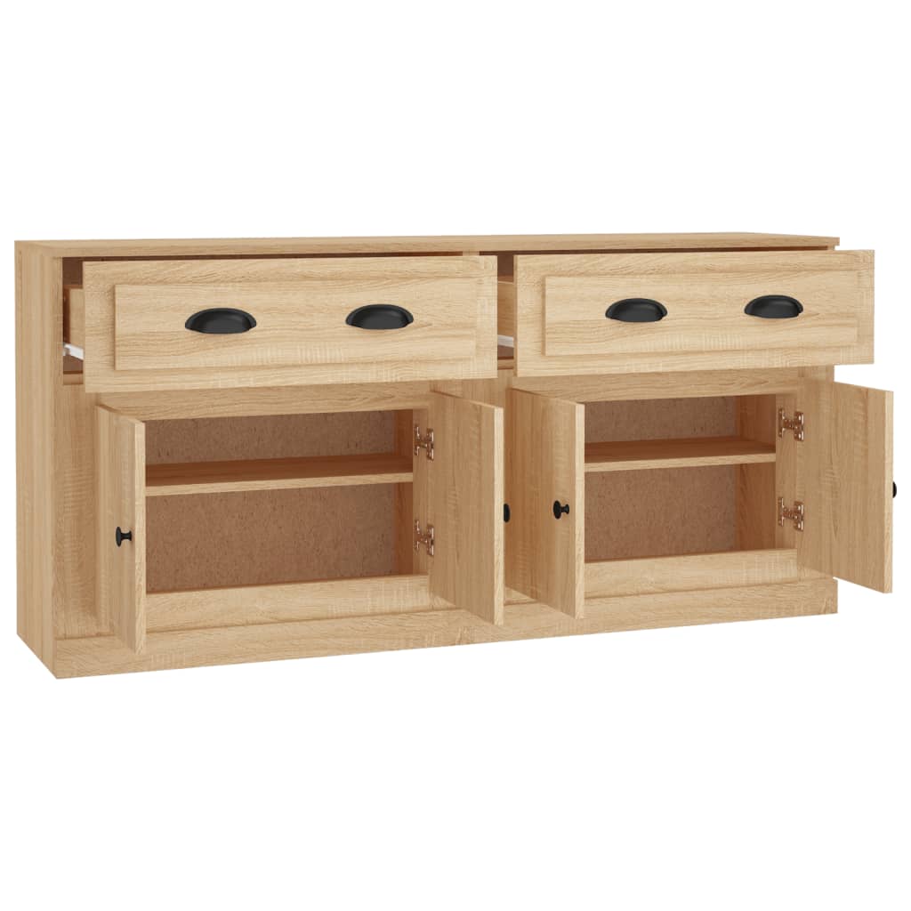 Sideboards 2 Stk. Sonoma-Eiche Holzwerkstoff