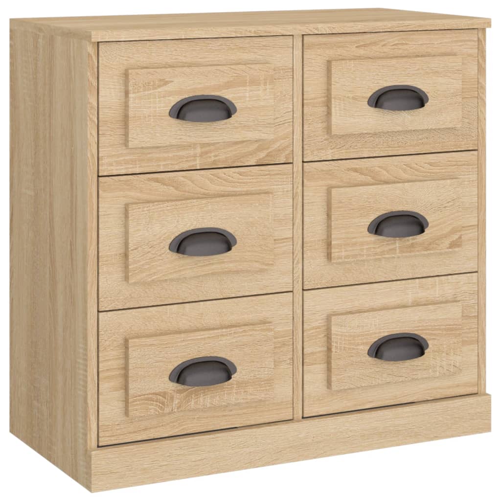 Sideboards 2 Stk. Sonoma-Eiche Holzwerkstoff