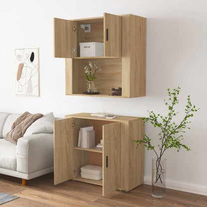 Highboard Sonoma-Eiche Holzwerkstoff