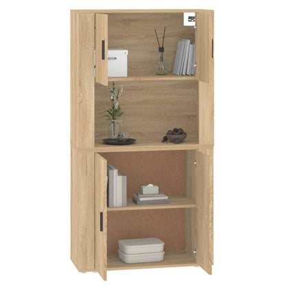 Highboard Sonoma-Eiche Holzwerkstoff