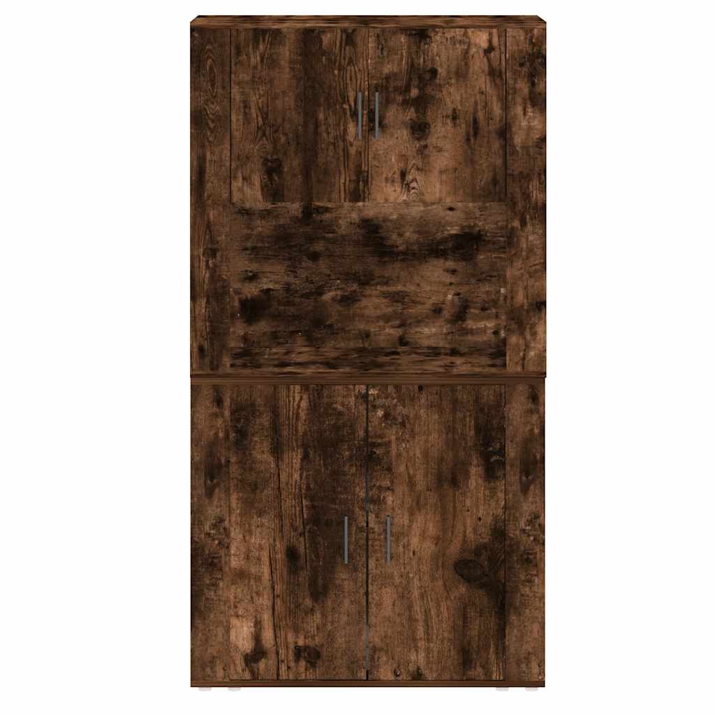 Highboard Räuchereiche Holzwerkstoff